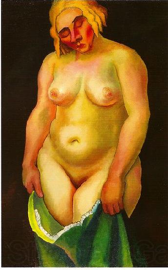 Rudolf Wacker Stehender Frauenakt Spain oil painting art